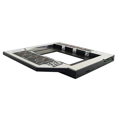 Adaptador RLECS Caddy HDD SSD SATA 3.0 para Laptop 9.5mm miniatura 4