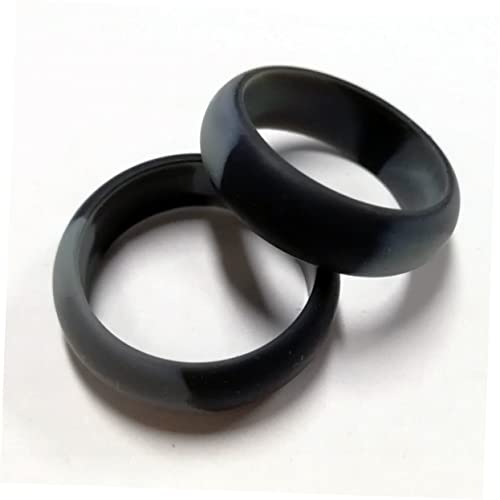 Anillos de silicona para deportes unisex 4 piezas miniatura 7