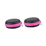 Didiseaon 2 Piezas 12 Estuche de Viaje de aceites Esenciales Organizador de Botellas de Aceite Esencial Viajar aceites escenciales maletín de Transporte vacío minibolso Redondo valija