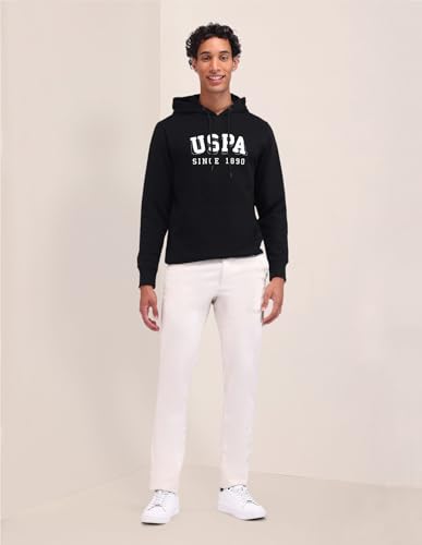 Image of U.S. Polo ASSN. Brand Printed Regular Fit Sweatshirt for Men - Comfortable, Full Sleeves Men Sweatshirts