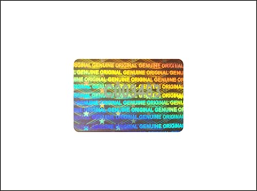 Holomarks 70 unidades 30 x 20 mm holograma etiquetas con números de serie