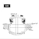 H7 LED Adapter Bracket,1 Paar H7 LED Scheinwerferadapter Halter