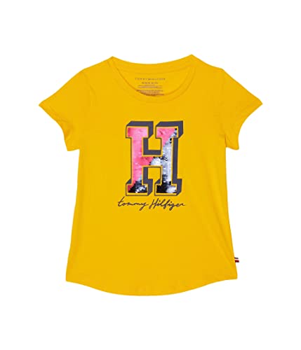 Image of Tommy Hilfiger Girls Sequin Flag Tee (Big Kids)
