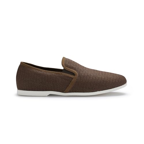 Image of Ferro Aldo Men's Slip-On Loafers | Woven Espadrille & Classic Styles | Casual & Formal Dress Shoes