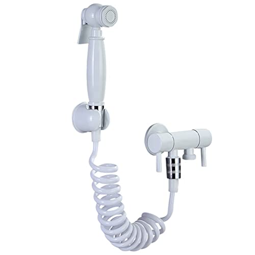 Pulvérisateur bidet à la main robinet laiton eau froide blanc