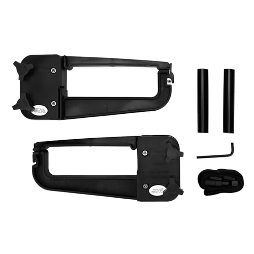 Camco Clamp-N-Carry Lockable Chair and Bike Rack | Designed to Hold a Bike or 4 or More Chairs on RV Ladder | (51430)