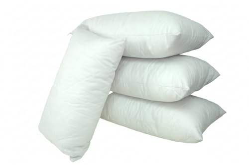 ARLINENS Pillows 4 Pack Hotel Quality Hollow Fibre Filled Quilted Pillows, Standard Size, Anti Allergenic, for Bed, Stomach and Back Sleeper