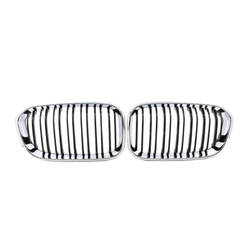 Calandre moulage capot pour Série 1 F20 F21 de 2015 à 2019 en chrome argent pour 125i