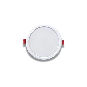 D'Mak 15 Watt Trim Less Round False Ceiling Panel Light with Isolated LED Driver for POP (White)