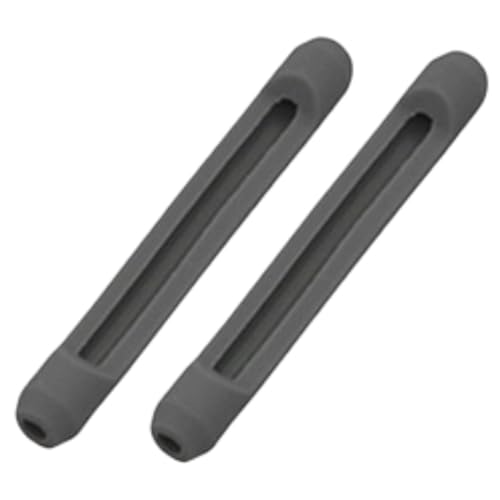 Plus Nao(プラスナオ) メガネストッパー 1ペア 2個セット ズレ防止 滑り止めカバー 固定 ずり落ち防止 シリコン 眼鏡 めがね サングラス ス - グレー