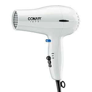 Conair 247W White Compact Hair Dryer – 1875W