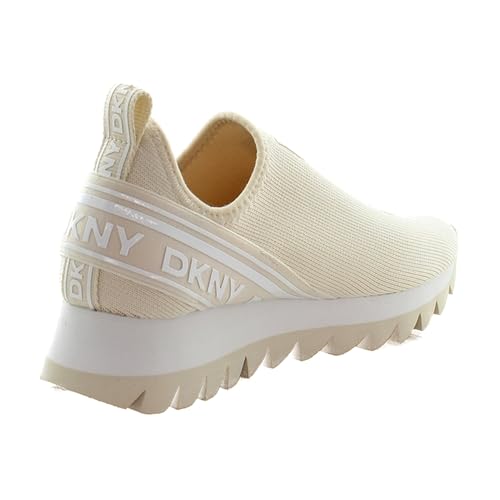 Image of DKNY Women's Abbi Knit Slip on Sneaker with Logo