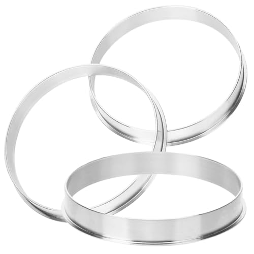 GOOHOCHY 3 Anillos de Aluminio para Máquina Selladora de Vasos 90 Mm, Accesorios para Sellador Automático de Té Leche, Repuestos Metálicos Duraderos para Cafeterías y Uso Doméstico