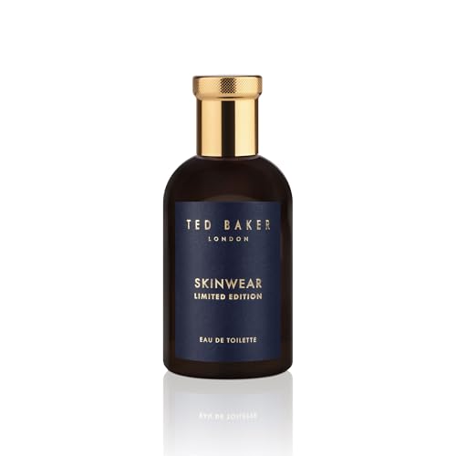 Ted Baker Skinwear Limited Edition Mens Eau de Toilette Fresh Citrus Woody Cologne with Lime Bergamot & Sandalwood Long Lasting Masculine Fragrance for Him 100ml