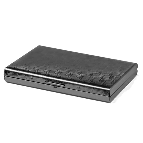 Image of Slim Credit Card Holder RFID Blocking Credit Card Stainless Steel Metal Wallet Business Card Cases with 6 Slots Men for Women