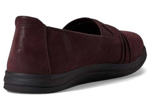 Clarks Clarks Red's Breeze Sol Loafer, Burgundy Synthetic, 6 Medium US
