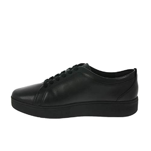 Image of FitFlop Womens Rally Leather Sneakers