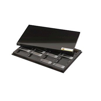 Cole-ParmerAO-00485-84 Ibi Scientific Histochemistry Staining Tray, 24-Place, Black Lid