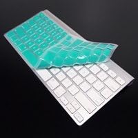 TOP CASE Silicone Cover Skin Compatible with Apple Wireless Keyboard with TOP CASE Mouse Pad (Apple Wireless Keyboard, Aqua Blue)