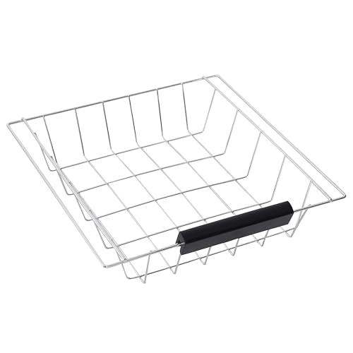 HOMCOM Carrito Auxiliar con Ruedas Carrito Verdulero Carro de Cocina con 2 Cajones 2 Cestas y 2 Estantes para Comedor 74x37x76 cm Negro - imagen 9