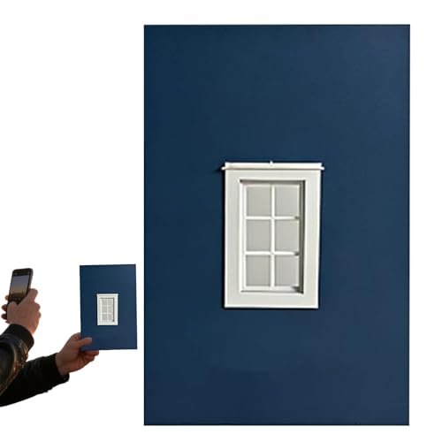 Generico Cornice Finestra per Fotografia | Cornici Foto Portatili Divertenti Riutilizzabili - Cornici Finestra Foto Viaggio - per Ritratti all'Aperto Feste Studio