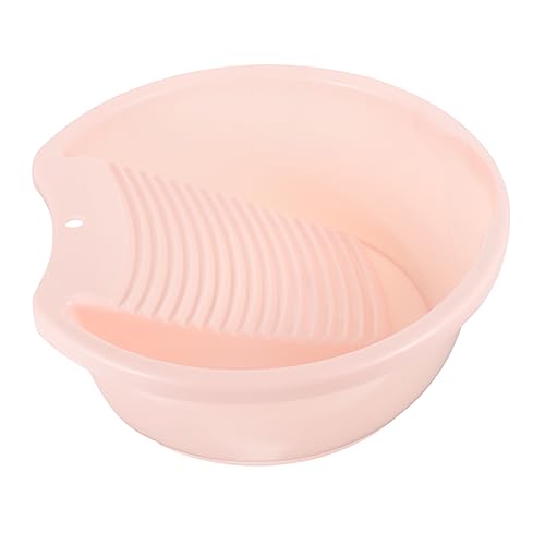 Ipetboom Laundry Sink Washboard Newborn Sink Bather Hand Wash Basin Easy to Store