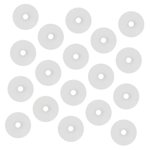 PRETYZOOM 30Pcs Air Nozzle Sticker for Mountain Bike Tire Gaskets Durable Transparent Adhesive Pads Easy to Use Fits Flange Wheels Essential Bike Supplies