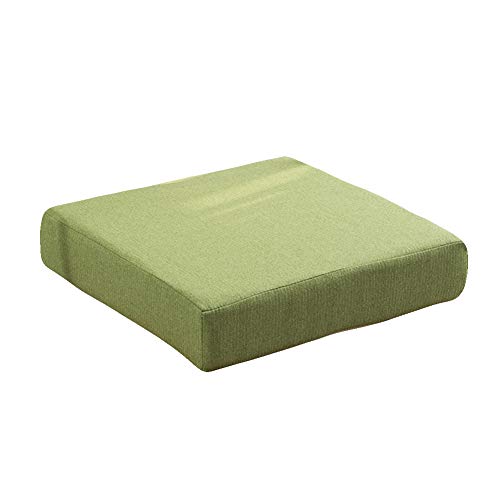 WSIMEI Thicken Sponge Chair Pads, Booster Firm Seat Cushion Solid Color Dining Washable Removable Mat-f 45x45x8cm