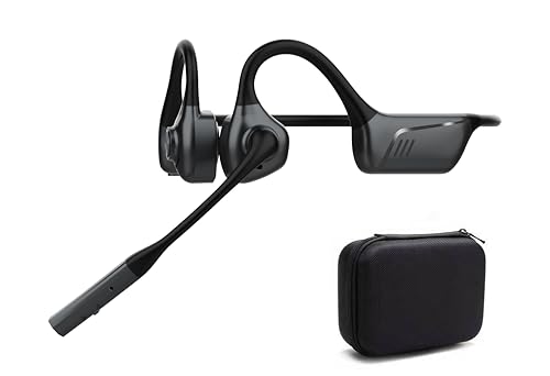 ZGUKJ Open-Ear Headphones Bluetooth 5.1 with ENC Noise Canceling Mic