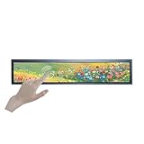 VSDISPLAY ２４インチ 1920x360 IPSモニター タッチ搭載 アンドロイド11 横長 広告ディスプレイ VS240AT02 image