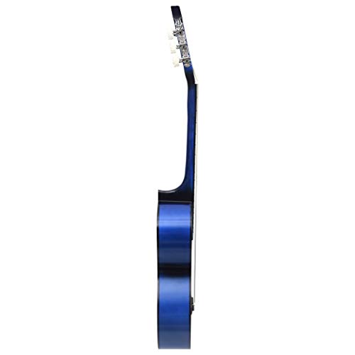 Wakects Guitares, Eco Friendly Facile à Utiliser Guitare Acoustique Lisse Bleu Solide avec Sac pour Débutants pour Amateurs - Les Beatles, Paul McCartney, John Lennon, RIngo Starr, George Harrison Wakects Guitares, Eco Friendly Facile à Utiliser Guitare Acoustique Lisse Bleu Solide avec Sac pour Débutants pour Amateurs – Image 4