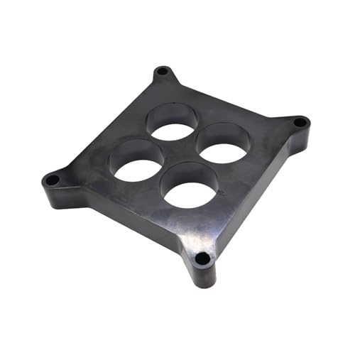 1" Tall Ported Phenolic Carburetor Spacer 4 Hole Compatible for SB 4150/4160 4bbl. SBC BBC Carb by LPFIDI - Used condition - Image 2