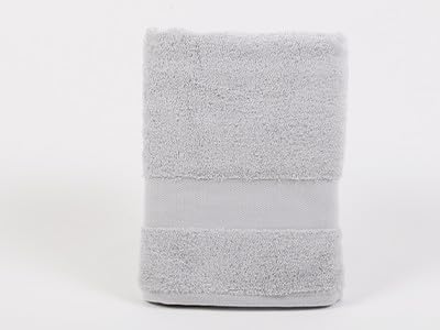 Telo Doccia In Spugna Cotone 100x150 Cm - Made In Italy, 550 Gr/m², Assorbente, Morbido, Bianco
