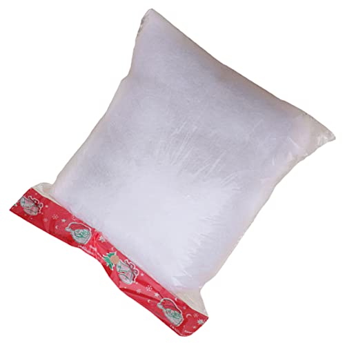 Ipetboom Artificial Snow Cotton Fluffy Fake Snow for Crafts 200g Winter Scene Decoration Diy Xmas Party