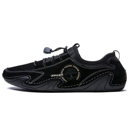 Men's Handmade Leather Shoes Soft Driving Loafers Sneakers