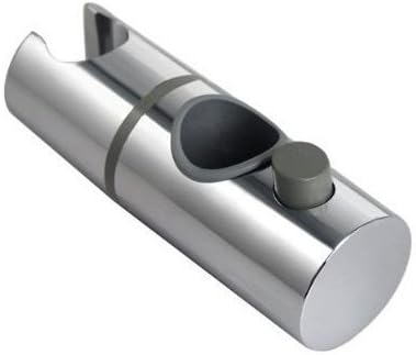 Hand Shower Bracket 360°Adjustable Shower Head Holder for Diameter 28MM ABS Rail Head Slide Bar Clamp Chrome Plated