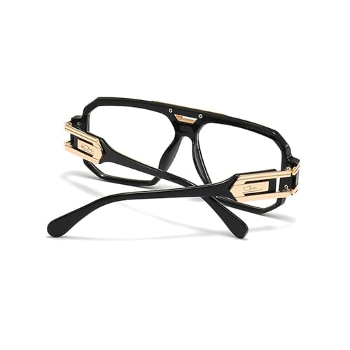 Junsika Retro Oversized Sunglasses for Men Women Fashion Vintage Square Aviator Designer Shades Sunglasses4