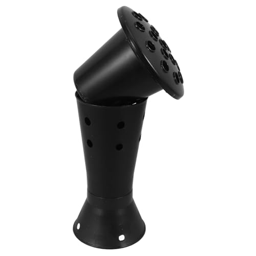 MUCKLILY Vaso Porta Fiori Da Cimitero Fori Supporto Esterno Per Lapidi e Loculi Elegante Inserto Per Composizioni Floreali Fresche e Artificiali Decorazione Onoranze Funebri