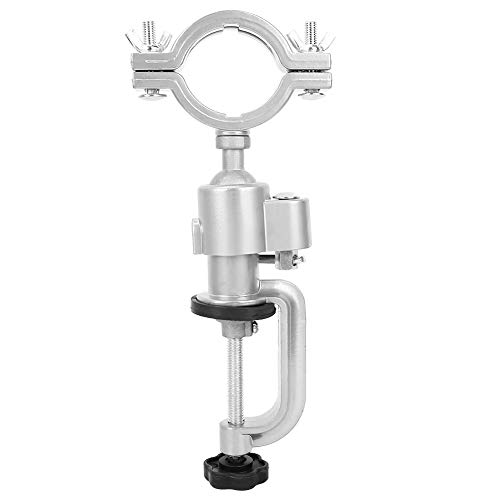 Soporte Para Taladro Eléctrico Con Rotación De 360°, Soporte Para Amoladora, Abrazadera De Banco Para Fijar Taladro Eléctrico, Taladro Neumático, Amoladora Eléctrica Y Otras Herramientas Giratorias