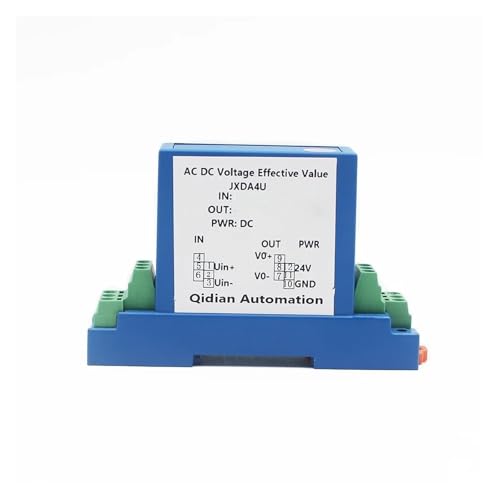 Transmisor de voltaje industrial 4-20 mA, sensor AC/DC 0-50V con alimentación de DC12V