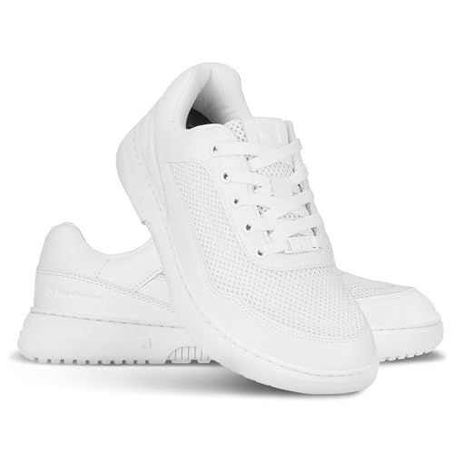 Barebarics Barfuß Schuhe Vaporo | Sneaker Barfußschuhe 36-47 │ Barfussschuhe, Barfuß Schuhe, Barefoot Shoes | All White 40