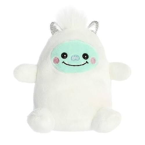 Aurora Adorable Palm Pals Baker Yeti Stuffed Animal - Pocket-Sized Fun - On-The-Go Play - White 5 Inches