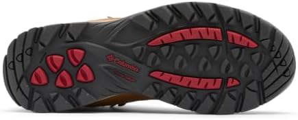 Columbia Womens Newton Ridge Plus Waterproof Amped, Elk/Mountain Red, 9 Wide - 5