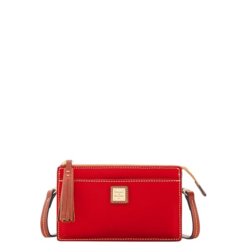 Dooney & Bourke Handbag, Pebble Grain Gingy Crossbody | Red