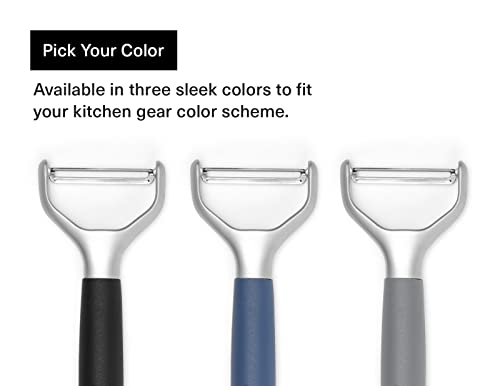Misen Vegetable Peeler - Stainless Steel Y Peeler - Potato, Veggie & Fruit Peeler, Gray #TOP3