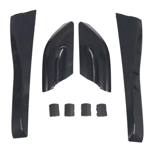 Embouts de barres de toit Hyundai Tucson 2004-2008 évitant rouille - Caches noirs anti-bruit x8
