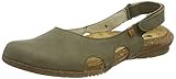 Verschluss: Klettverschluss El Naturalista Damen N413 Geschlossene Sandalen, Grün (Kaki Kaki), 40 EU