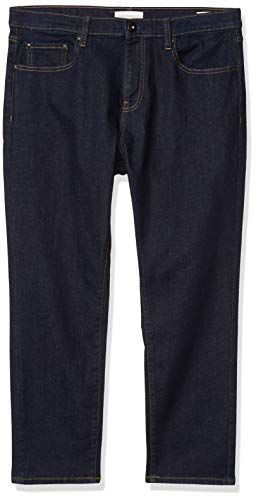 Amazon Brand - Goodthreads Men's Athletic-Fit Jean, Rinse/Dark Blue, 38W x 32L