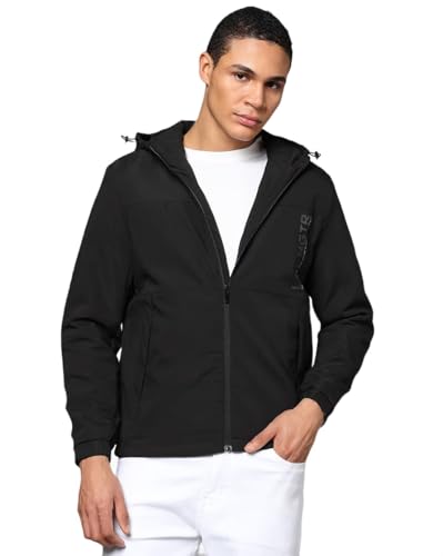 Image of Qube By Fort Collins Men's Polyester Standard Length Regular Fit Lightweight Winter Jacket - Sporty, Stylish & Warm Outerwear for Cold Weather