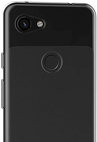 Case for Google Pixel 3a XL (6.8 inch) Soft TPU Rubber Gel Bumper Transparent Back Cover